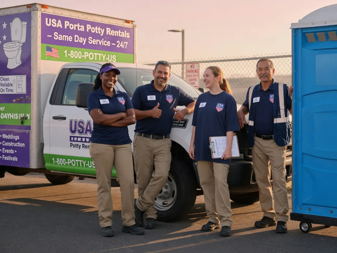 Porta Potty Rental company in Le Roy, IL